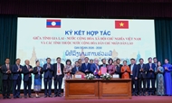 Gia Lai, Lao provinces sign cooperation agreement